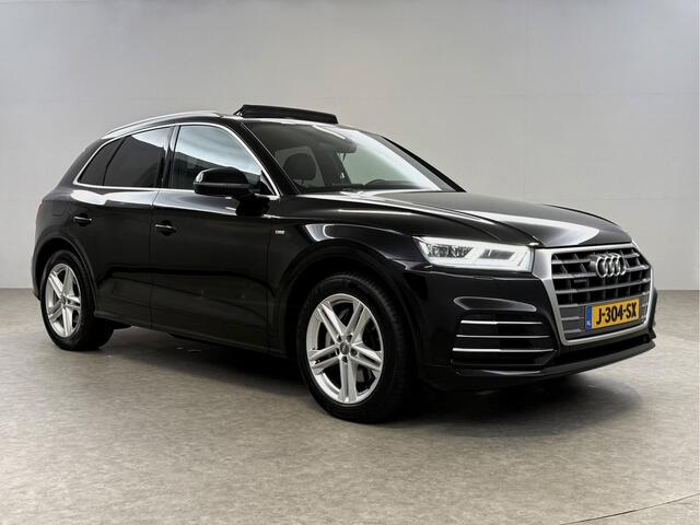 Audi Q5 50 TFSI e Quattro S-line | Pano | Luchtvering | Memory | Sfeerverl. | Trekh. | Carplay | Parkeersens. | Keyless | NAP