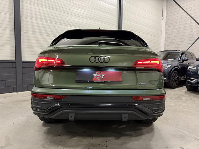 Audi Q5 Sportback 55 TFSI e S-Line 367PK DISTRIKTGRUN/PANO/LUCHTVERING/360CAMERA/LEER-SPORT/STANDKACHEL/21"AUDI-SPORT/BLACK-OPTIC/VOLLEDIG AUDI DEALER HISTORIE