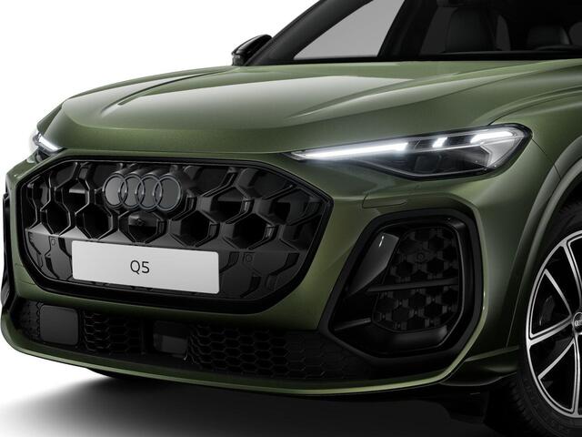 Audi Q5 2.0 TFSI e-hybrid quattro S edition 299 PK · 20" LM Velgen · Tech pro · Adaptieve luchtvering · Elek. wegklapbare trekhaak