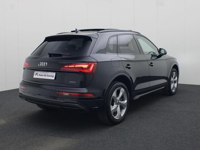 Audi Q5 50 TFSIe 220kW/299PK · Panoramadak · Trekhaak · 360°Camera + Parkeersensoren · Apple/Android Car Play · Garantie tot 01-11-2029 of 100.000km.
