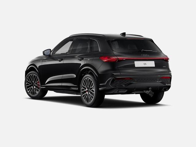 Audi Q5 e-hybrid quattro S edition Competition 367 PK · Tech Pro · 21" LM Velgen · MMi Experience pro · Glazen panoramadak · Sportstoelen met rode stiksels