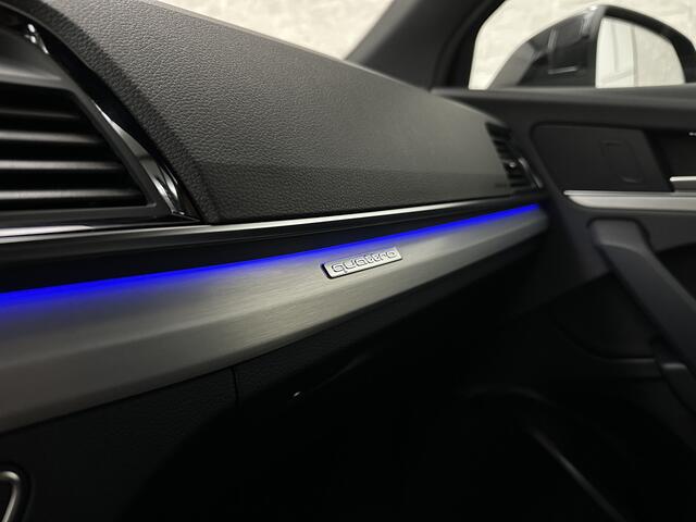 Audi Q5 Sportback 40 TFSI Benzine S-Line | ACC | Sfeerverlichting | Keyless-Entry | Matrix-LED | Virtual-Cockpit | Tour-Pakket | Black-Optic | Camera | Beker-Clima | 3-Zone Clima | Draadloos Laden | Zonwering | 6 mnd. BOVAG Garantie |
