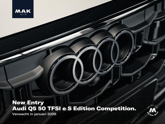 Audi Q5 50 TFSI e S Edition Competition, B&O, pano, luchtv., matrix-LED, tr.haak, memory, HUD, ACC, 21", privacy
