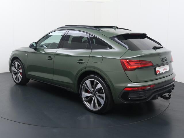 Audi Q5 Sportback 55 TFSI e S edition Competition | 367 PK | SoH 95% | Trekhaak | Panoramadak | Luchtvering | Head-up display | Matrix LED koplampen | 21" LM velgen | B&O premium sound | S line |
