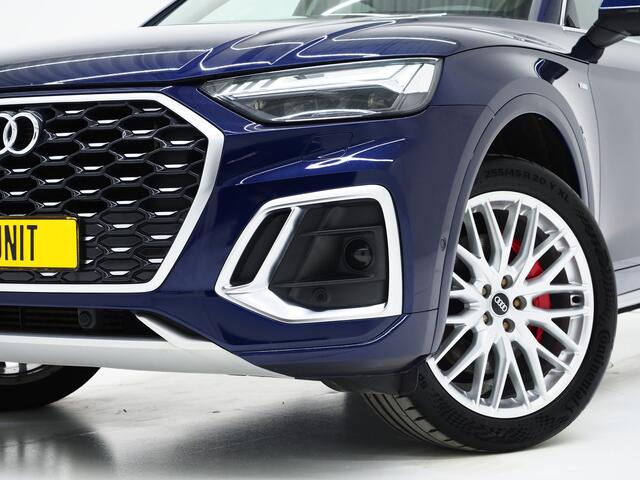 Audi Q5 Sportback 55 TFSI e Quattro S edition Competition | Panoramadak | B&O | Leder | 360 | Keyless | Dodehoek | Virtual | Carplay