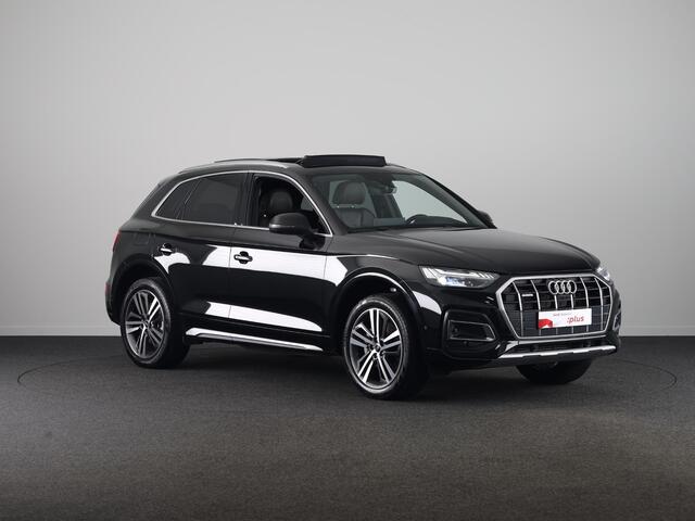 Audi Q5 50 TFSI e Advanced edition 299 pk S-tronic | Navigatie | Panoramadak | Parkeersensoren (Park assist) | Rondomzicht camera | Lederenbekleding | Stoelverwarming |