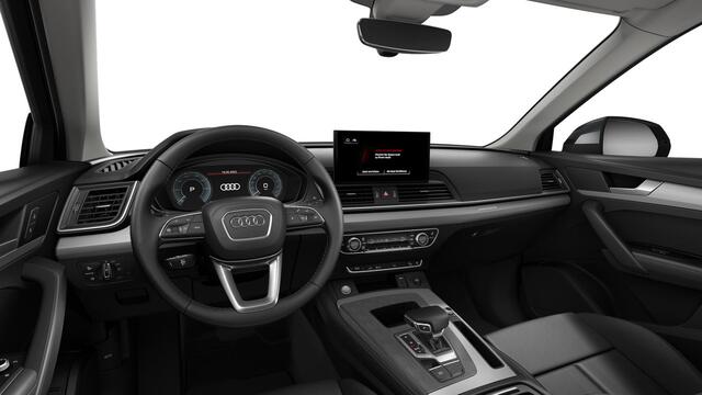 Audi Q5 50 TFSI e Advanced edition Akoestisch glas - Zonwering - Interieurvoorverwarming/ventilatie - Sportstoelen - Stoelverwarming - Comfort middenarmsteun vóór - Achteruitrijcamera - Lichtpakket -