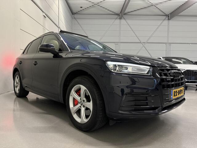 Audi Q5 2.0 TFSI quattro Sport PANO/TREKHAAK/LUCHTVERING/HEAD-UP/VOL-LEER/KEYLESS/CAMERA/STOEL+STUURVERW/BLACK-OPTIC/ELECTR.A.KLEP/VOLLEDIGE ONDERHOUDS HISTORIE