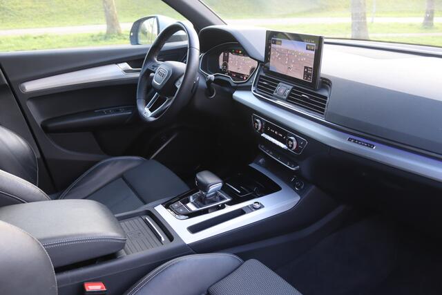 Audi Q5 50 TFSI e S-Line Optiek Matrix LED/Keyless/Leder/Camera/MMI+/Virtual Cockpit/ACC/Trekhaak wegkl.