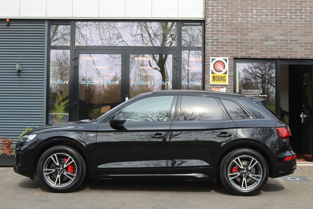 Audi Q5 50 TFSI e S-Line Optiek Matrix LED/Luchtvering/Keyless/Leder/Camera/MMI+/Virtual Cockpit/ACC/Headup/19"
