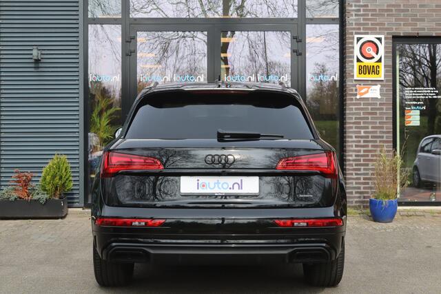 Audi Q5 50 TFSI e S-Line Optiek Matrix LED/Luchtvering/Keyless/Leder/Camera/MMI+/Virtual Cockpit/ACC/Headup/19"