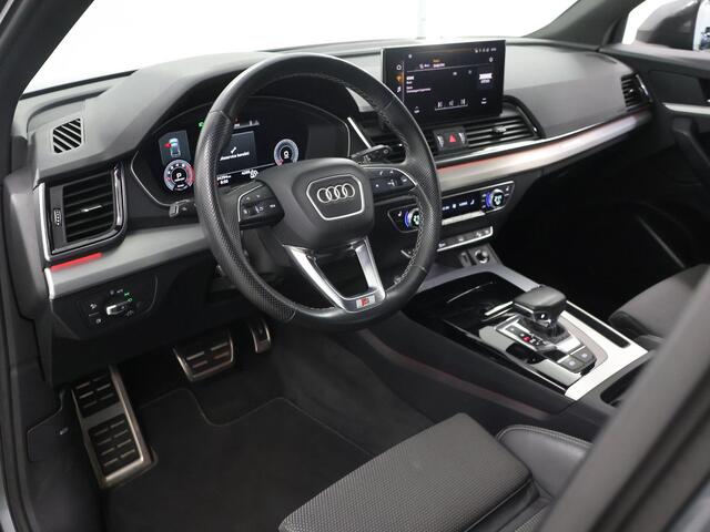 Audi Q5 40 TFSI S edition | Panoramadak | Sportstoelen | Virtual Cockpit | Navigatie | Camera | DAB | Stoelverwarming | Adaptieve Cruise Control | Ele. kofferdeksel | Ele.wegklapbare trekhaak | Ele.verstelbare stoel | Matrix LED | NL Auto |