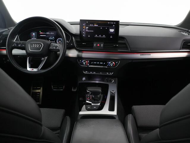 Audi Q5 40 TFSI S edition | Panoramadak | Sportstoelen | Virtual Cockpit | Navigatie | Camera | DAB | Stoelverwarming | Adaptieve Cruise Control | Ele. kofferdeksel | Ele.wegklapbare trekhaak | Ele.verstelbare stoel | Matrix LED | NL Auto |