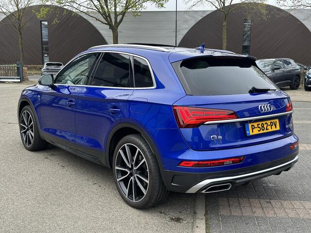 Audi Q5 55 TFSI e S LINE QUATTRO FULL OPTION| QUATTRO| CARBON PAKKET| NAPPALEER| PANO|LUCHTVERING| B&O AUDIO| HEAD-UP DISPLAY| ELEK. TREKHAAK| 360 CAMERA| VOORRUITVERWARMING| MASSAGE STOELEN| MATRIX| ADAPTIVE CRUISE, ETC...|
