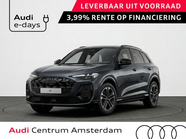 Audi Q5 S edition e-hybrid 299 pk | Panorama-glasdak | Techniekpakket plus | Trekhaak, elektr. wegklapbaar | Geheugen bestuurdersstoel |