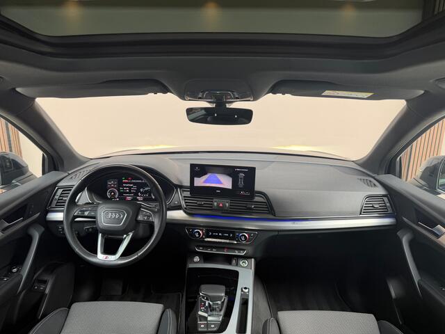 Audi Q5 50 TFSI e S edition Pano|Matrix|Camera|Trekhaak|Dodehoekdetectie| Inclusief 12 maanden garantie en onderhoudsbeurt