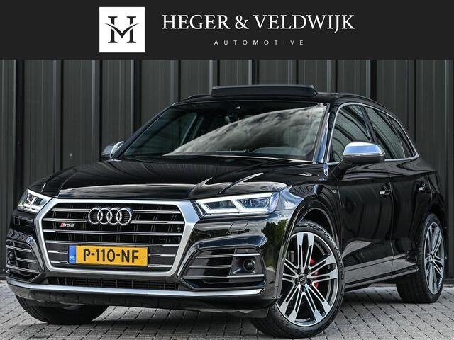Audi Q5 3.0 TFSI SQ5 quattro Pro Line Plus | Stoelverwarming | Stoelverkoeling | Panoramadak | Head-up | Camera | B&O | Carbon inleg | Stuurverwarming | Elektrisch verst. stuur