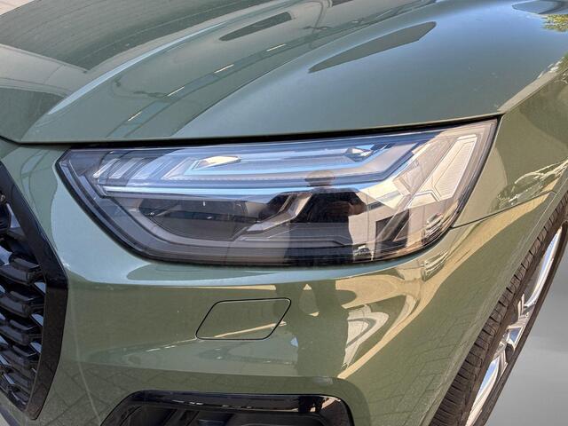 Audi Q5 Sportback 50 TFSIe 299pk S edition Competition · Camera · Inklap. Trekhaak · Matrix LED · Dodehoeksensor · Stuur- & Stoelverwarming · Elektrische stoelverstelling · Apple/Android Car Play · Garantie t/m 24-06-2030 of 100.000km