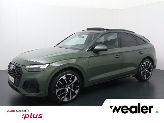 Audi Q5 Sportback 50 TFSI e S edition | 299 PK | SoH 100% | Panoramadak | Luchtvering | Head-up display | Area View 360 | Dodehoek detectie |