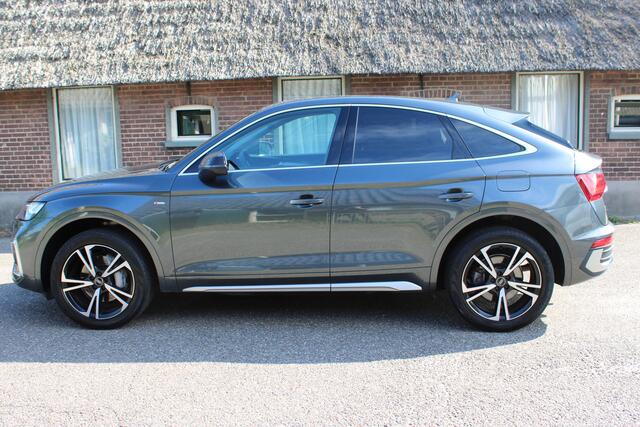 Audi Q5 Sportback 55 TFSI e S edition SOh 92,9% S-LINE LEER NAVI HUD TREKHAAK 90000KM!!!