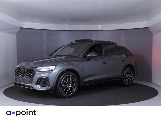 Audi Q5 Sportback 55 TFSI e S edition Competition 367 pk S-tronic | Verlengde garantie | Navigatie | Panoramadak | Trekhaak (wegklapbaar) | Parkeersensoren (Park assist) | Rondomzicht camera | Lederen bekleding | S-Line |