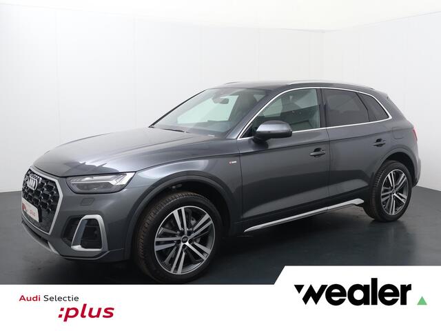 Audi Q5 50 TFSI e S edition | 299 PK | SoH 100% | Adaptive cruise control | Dodehoek detectie | Climate control | S line | Achteruitrijcamera |