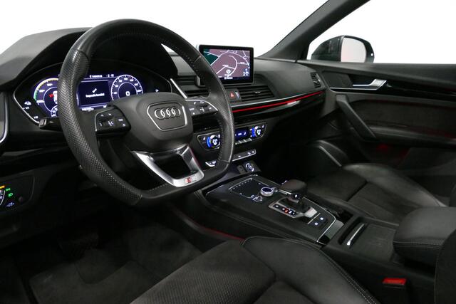 Audi Q5 55 TFSI e S edition / S Line / SQ5 Diffuser / Maxton Design Bodykit V.2 / Luchtvering / Panoramadak / Elektr. verstelbare voorstoelen (links met memory) / Matrix LED / Stoelverwarming / Apple Carplay - Android Auto / 21'' LMV / Dodehoekdetectie / Achterui