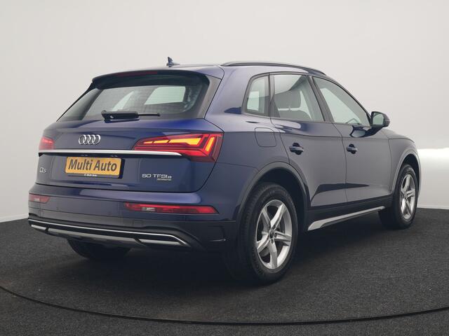 Audi Q5 50 TFSI e quattro Advanced edition PHEV 300pk Dealer O.H | Adaptive Cruise | Camera | BLIS | Apple Carplay | Alcantara Sportstoelen Verwarmd | Sfeerverlichting | Navigatie | Virtual | DAB | 18" L.M | Plug In Hybrid |