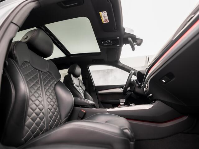Audi Q5 55 TFSI e quattro S-Line Competition 367Pk Automaat (PANORAMADAK, VIRTUAL COCKPIT, NAPPA LEDER, BANG&OLUFSEN, ELEK SPORTSTOELEN, 360 CAMERA, SFEERVERLICHTING, STOELVERWARMING ACHTER, ADAPTIVE CRUISE, NIEUWSTAAT)