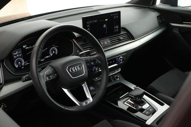 Audi Q5 50 TFSI e 299pk S edition Competition Trekhaak 360Camera Keyless Panoramadak Virtual Cockpit Navigatie 2x S-Line
