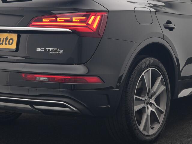 Audi Q5 50 TFSI e S Line PHEV 300pk Dealer O.H. | Matrix LED | 360 Camera | Bang & Olufsen Audio | Sfeerverlichting | Keyless | Elektrische Sportstoelen Verwarmd | Navigatie | DAB | Cruise Control | Plug In Hybrid |