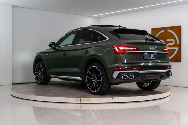 Audi Q5 Sportback 55 TFSI e S Line 367PK | District Green | Pano | Virtual | 21'' | SQ5 Sierstukken | 12 MND Garantie