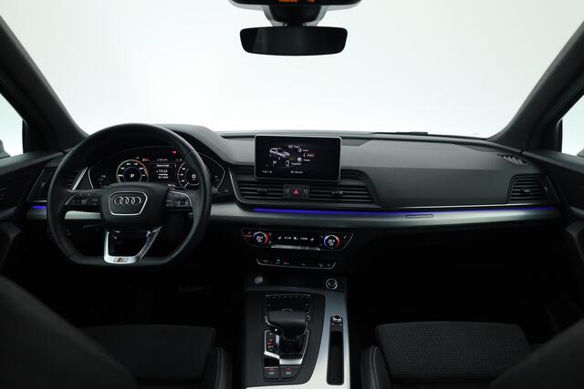 Audi Q5 50 TFSI e quattro S edition | Rijklaar! | Luchtvering | Elek. Trekhaak | 2x S-Line | Dig. Cockpit | Camera+PDC | Stoelverw. | Elek.Stoel | Climate | Sfeerverl. | LED | Elek. Klep | Keyless | V