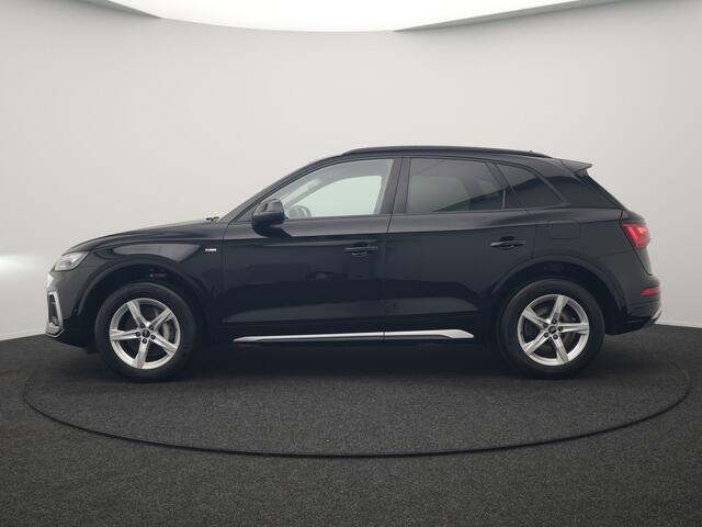 Audi Q5 55 TFSI e S Line PHEV 367pk Dealer O.H. | Alcantara Sportstoelen Massage & Verwarmd | 360 Camera | Bang & Olufsen Audio | Keyless | Navigatie | Virtual | DAB | Cruise Control | Plug In Hybrid |