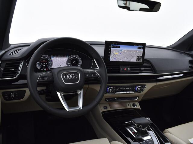 Audi Q5 Sportback 50 TFSIe 299pk Advanced Edition · Panoramadak · Luchtvering · Camera · Elek. Stoelen · Matrix LED · Stuur- & Stoelverwarming · Garantie t/m 16-01-2029 of 100.000km