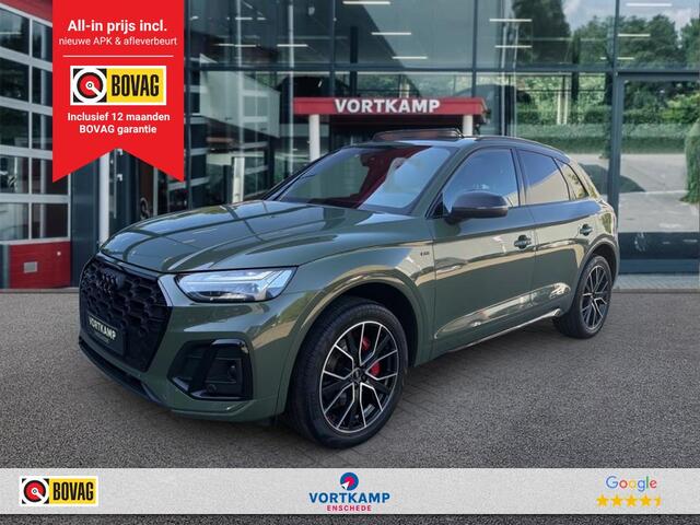 Audi Q5 55 TFSIe QUATTRO S-LINE PANO-DAK/TREKHAAK/BenO/CAMERA/ELEK-KLEP/STOELVERW