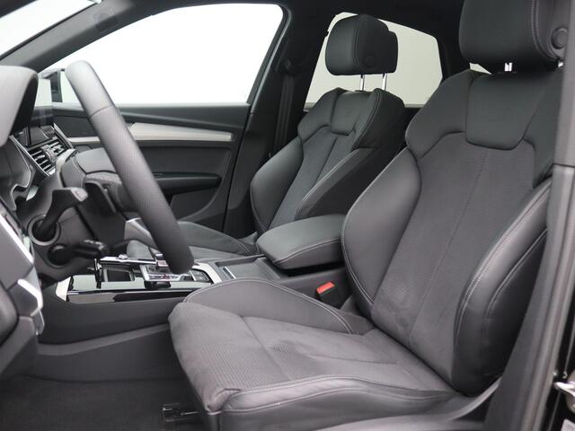 Audi Q5 Sportback 55 TFSI e S edition Competition 367PK S-Tronic SOH 94%, Pano-Schuifdak, Trekhaak, S-Line, Memorystoel, 21" LM Velgen, Side Assist, Keyless, Elektr. Achterklep, Achteruitrijcamera, Head-up display,