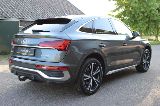 Audi Q5 Sportback 55 TFSI e S edition SOh 92,9% S-LINE LEER NAVI HUD TREKHAAK 90000KM!!!