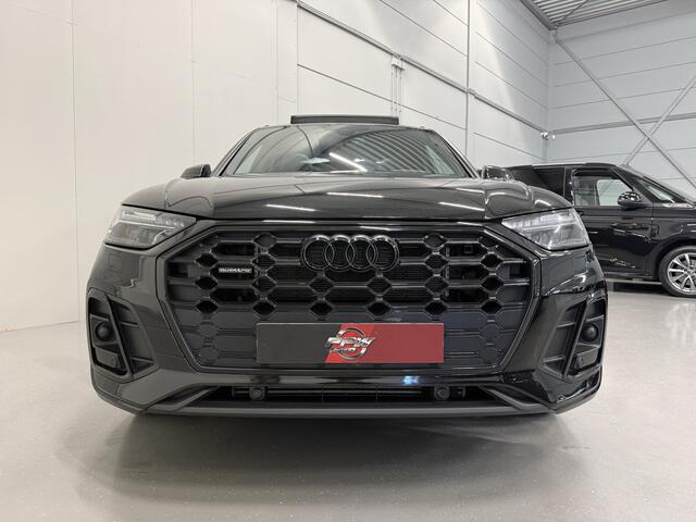 Audi Q5 55 TFSI e quattro 3x S-Line PANO/LUCHTVERING/TREKHAAK/B&O/21"/MATRIX/ACC/SOH 98,6%/CARPLAY/STANDKACHEL/CAMERA/BLACK-OPTIC/MYTHOSSCHWARZ/VOLLEDIG AUDI DEALER HISTORIE,NET OH BEURT GEHAD