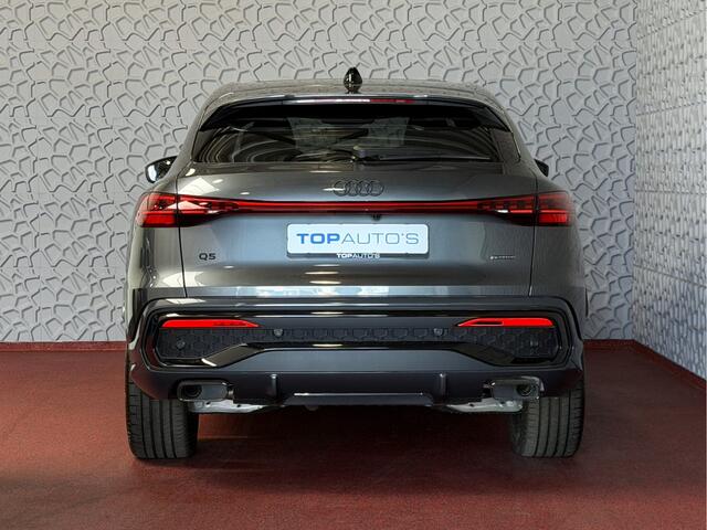 Audi Q5 Sportback 2.0 TFSI E-HYBRID 367PK QUATTRO LEER PANO S EDITION COMPETITION 21''LMV MATRIX.LED PASS .DISPLAY ELEK.STOEL 100 km elektrisch rijden