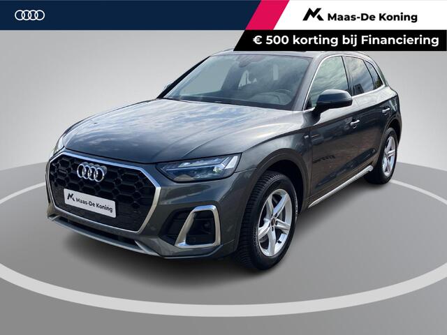 Audi Q5 50 TFSIe 220kW/299PK S Line · Panoramadak · Camera · Apple/Android Car Play · Adaptive Cruise Control · Navigatie · Drive select