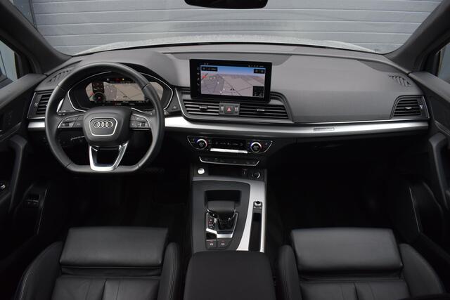 Audi Q5 50 TFSI e S-line | Luchtvering | Pano | Leer | Quantum Grijs
