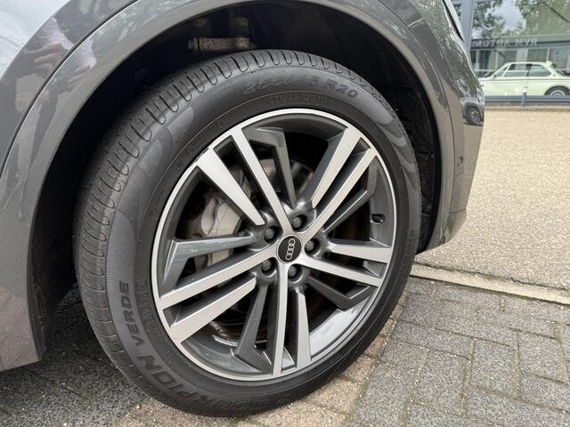 Audi Q5 55 TFSI e S edition S-LINE BINNEN + BUITEN |LUCHTVERING| ELEKTRISCHE TREKHAAK| 360 CAMERA| PANO| DODE HOEK SENSOR| ELEK. STOELEN | MATRIX| RECENT NOG ONDERHOUD GEHAD|