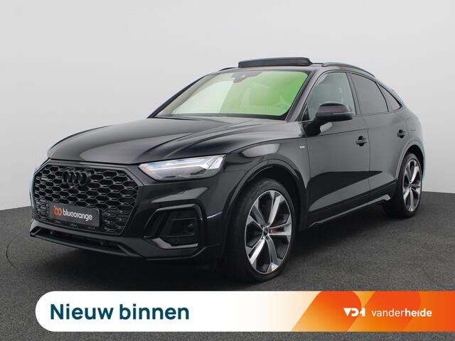 Audi Q5 Sportback 55 TFSI e S edition Competition 367PK S-Tronic SOH 94%, Pano-Schuifdak, Trekhaak, S-Line, Memorystoel, 21" LM Velgen, Side Assist, Keyless, Elektr. Achterklep, Achteruitrijcamera, Head-up display,