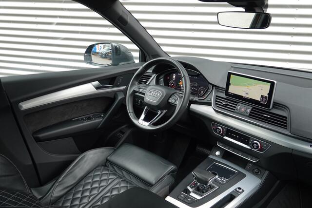 Audi Q5 55 TFSI e quattro Competition S-Line | B&O | Trekhaak | Leder | HUD | Luchtvering | ACC |