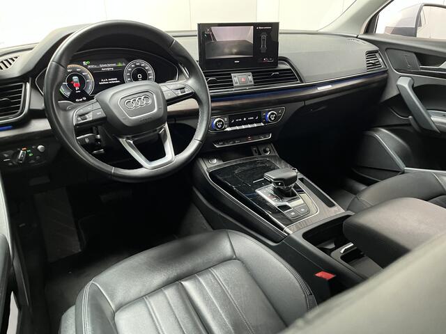Audi Q5 Sportback 50 TFSI e Advanced Quattro / AUTOMAAT/ LEER/ PARK.SENSOR.V+A/ CAMERA/ SMARTPHONE INTERFACE/ STOELVERWARM./ MEMORY SEAT/ ELEK.ACHTERKLEP/ HEAD-UP/ CRUISE/ KEYLESS/ DIGITAL DASH/ RIJ-MODI/ NAVI/ DAB/ CLIMA/ LED