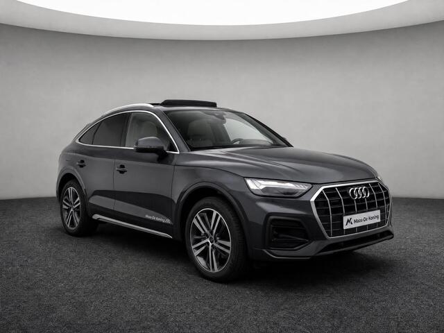 Audi Q5 Sportback 50 TFSIe 299pk Advanced Edition · Panoramadak · Luchtvering · Camera · Elek. Stoelen · Matrix LED · Stuur- & Stoelverwarming · Garantie t/m 16-01-2029 of 100.000km