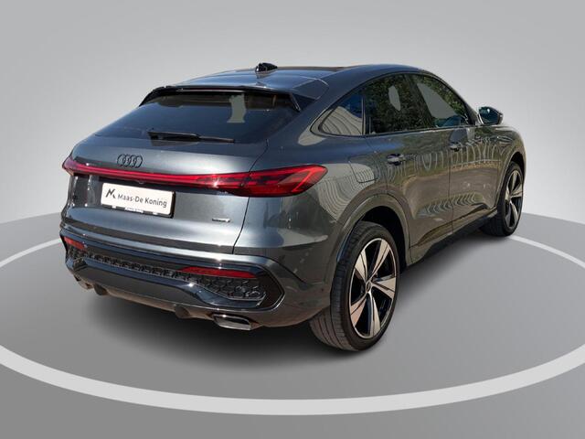 Audi Q5 Sportback 2.0TFSIe-hybrid 220kW/299PK S Line quattro · Panoramadak · 360°Camera + Parkeersensoren · Apple/Android Car Play · Garantie t/m 25-09-2029 of 80000km.