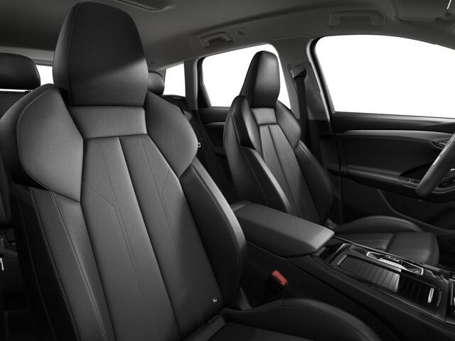 Audi Q6 e-tron Advanced edition 252 PK · Trekhaak, mechanisch draaibaar · Sportstoel zwart leder-kunstl.