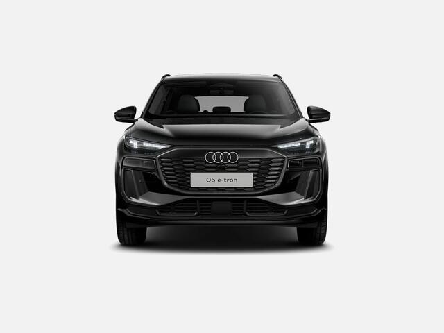 Audi Q6 e-tron Advanced edition 252 PK · Trekhaak, mechanisch draaibaar · Sportstoel zwart leder-kunstl. · 2-spaaks sport mf afgevl. padd